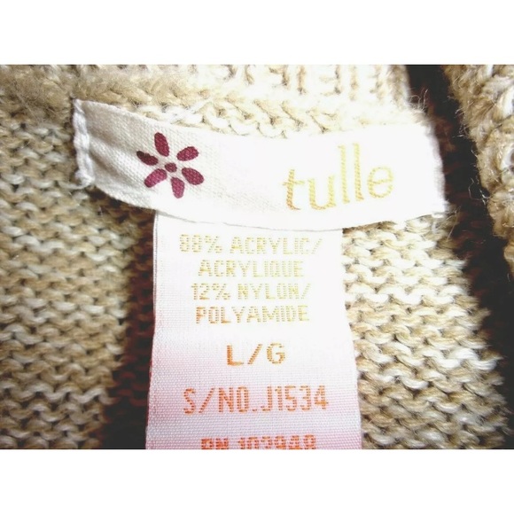 Tulle Cottagecore Boyfriend Cardigan Sweater - Picture 6 of 7